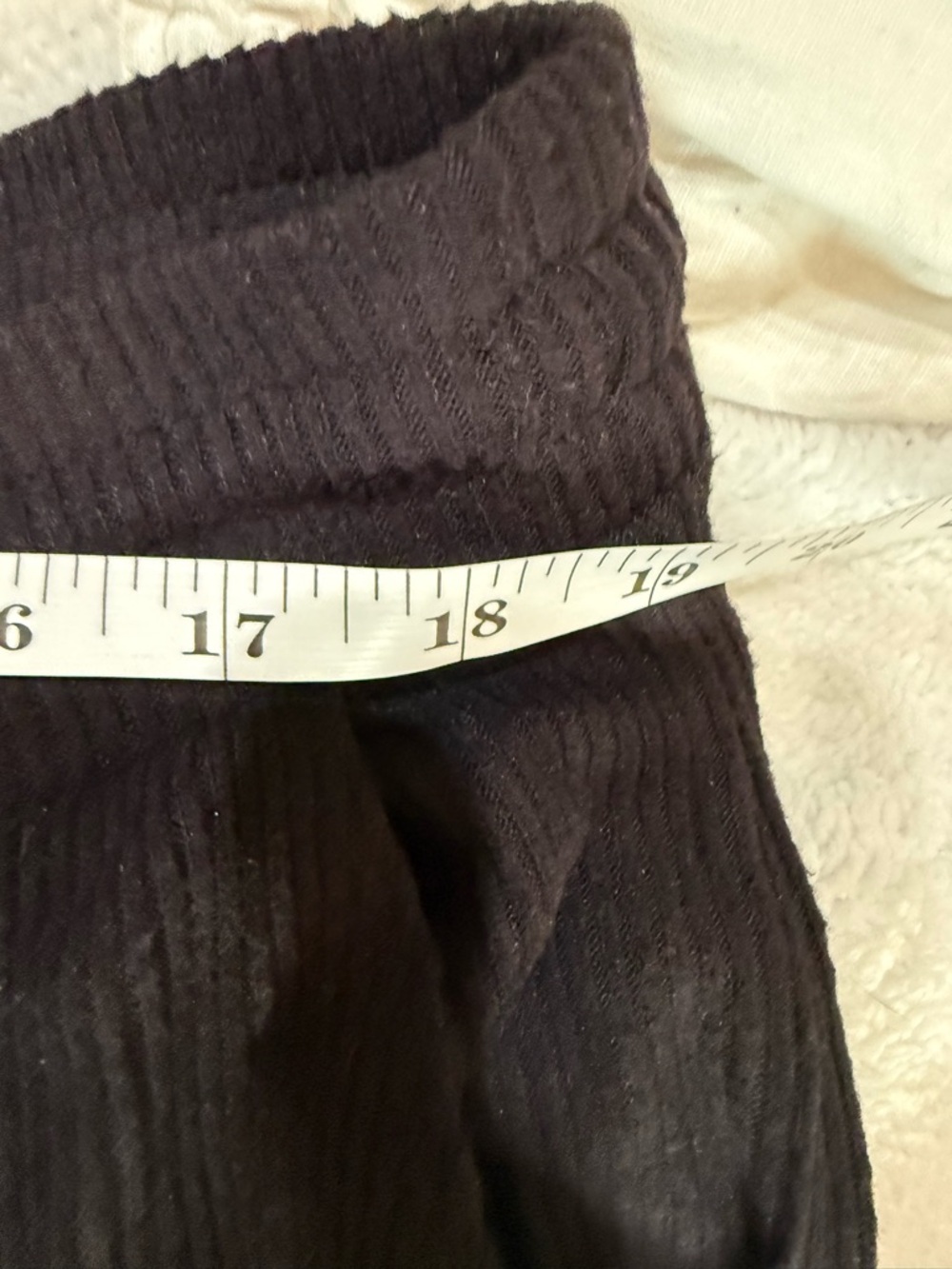 Express Black Ribbed Knit Drawstring Pants - Picture 3 of 6